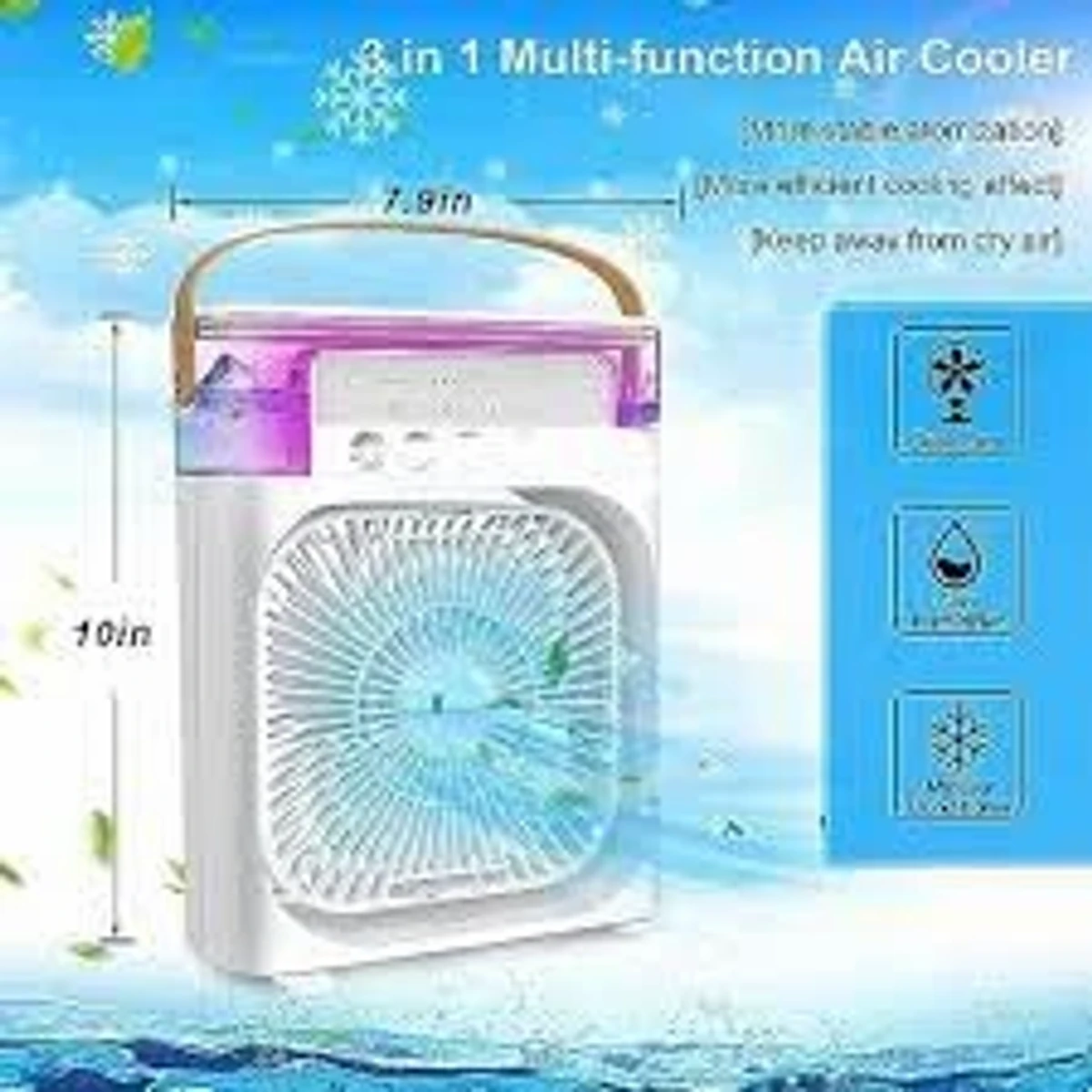 2 in 1 Personal Air Conditioner Mist Fan