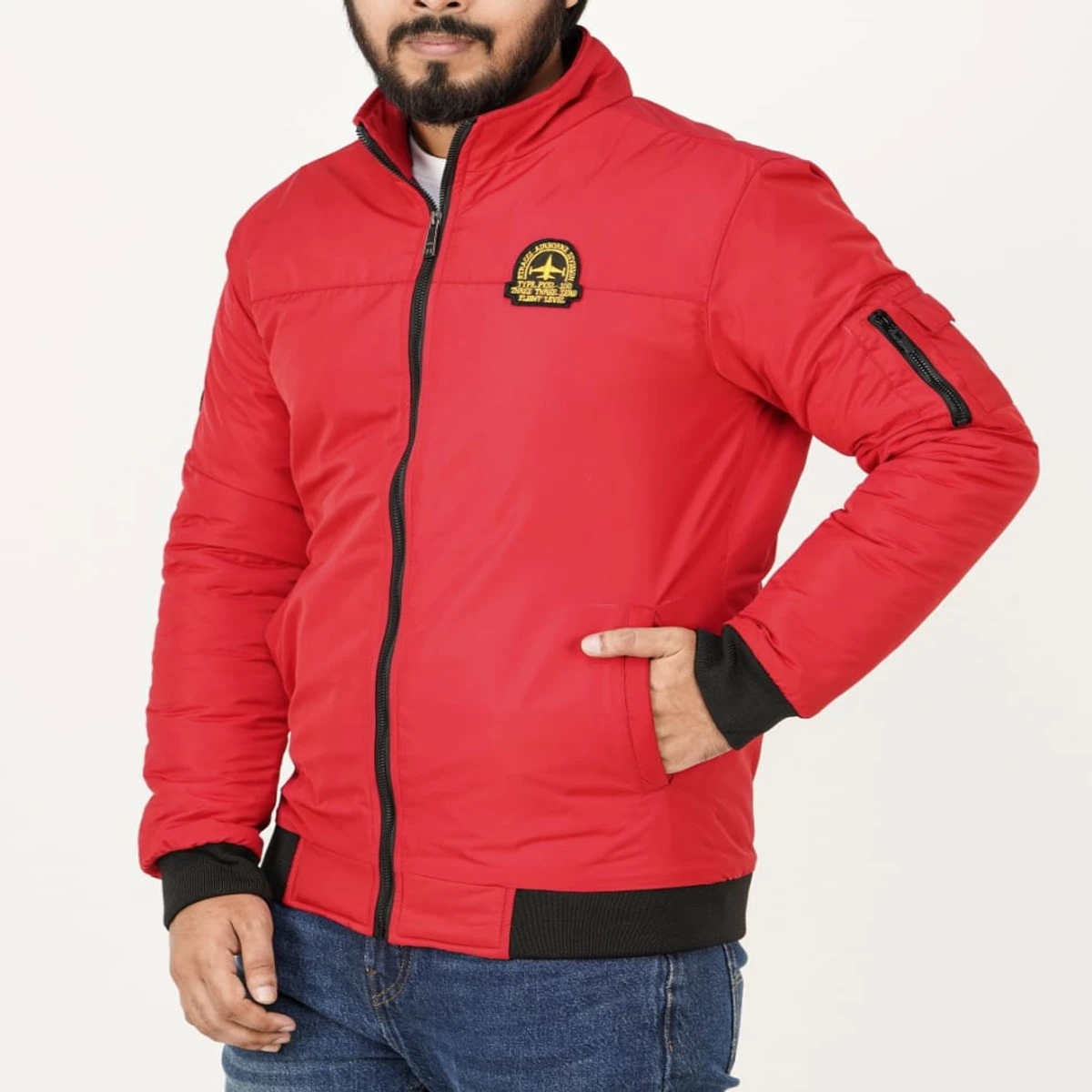 Premium Men's Jacket (Collection 2023-24)- Red