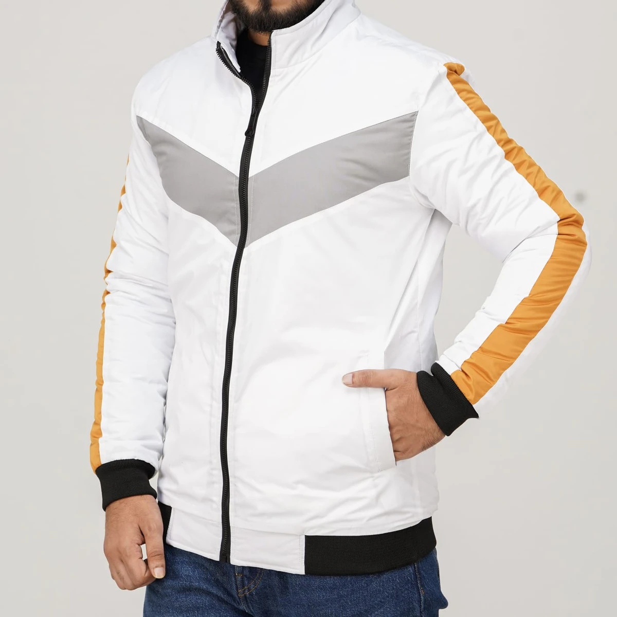 Premium Men's Jacket (Collection 2023-24)- White